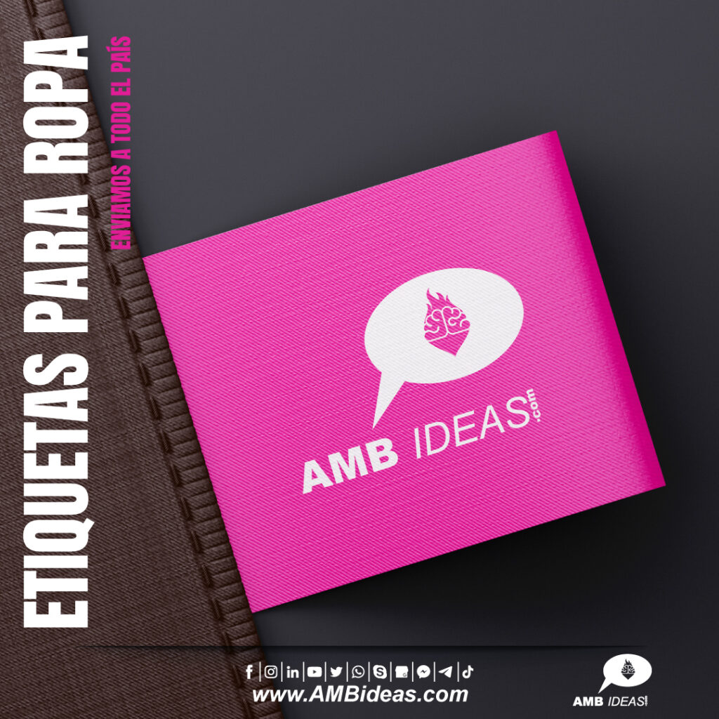 Etiquetas para ropa - % - AMB Ideas AMB Ideas %